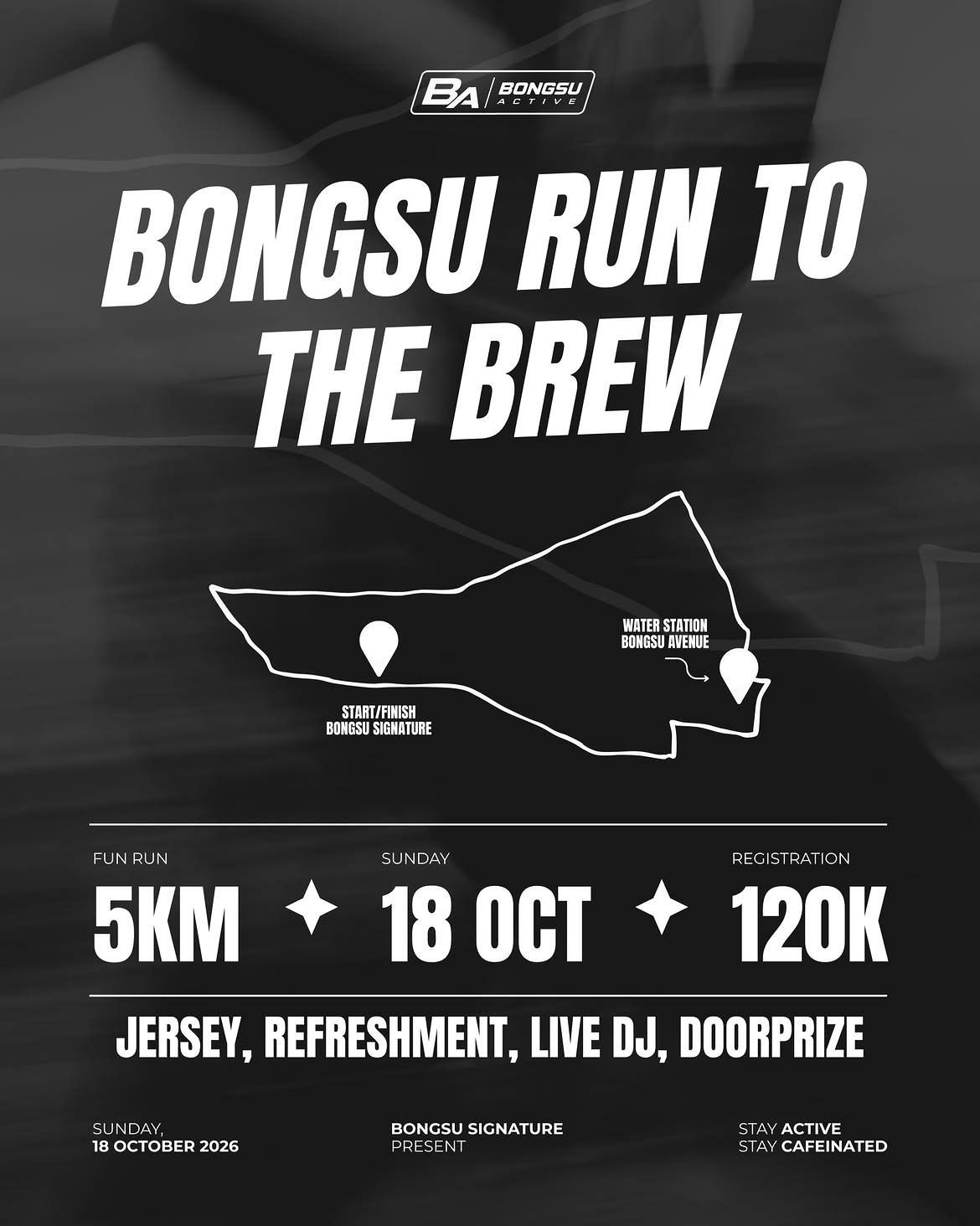 Banner info penting Bongsu Run to the Brew